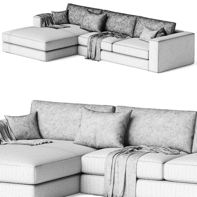 Oceanside 2-Piece Left-Arm Chaise Sectional Sofa — Ver 3