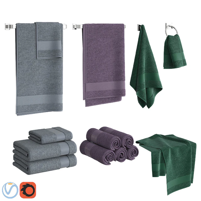 Color Towels Set — Скачать