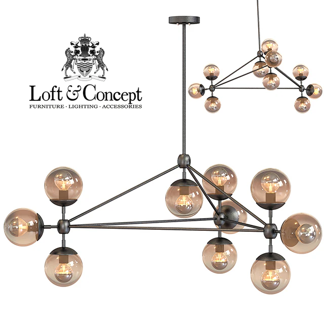 Chandelier Modo Chandelier 10 Globes — Descargar