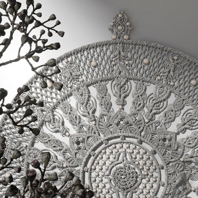 Decorative set 015 with Macrame panno — Descargar