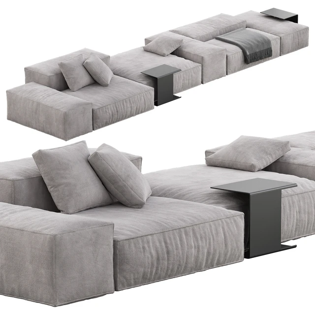 Living Divani Extrasoft Sofa Set 3 — Descargar