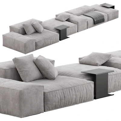 Living Divani Extrasoft Sofa Set 3 — Ver 4