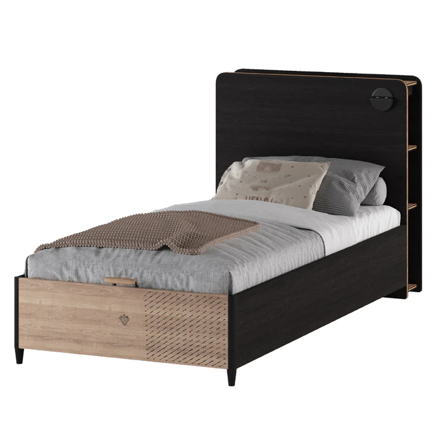 Single bed Cilek - Black — Descargar