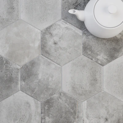 CIR Miami Esagona Dust Gray (Ex Polvere) Tile Set — Ver 3