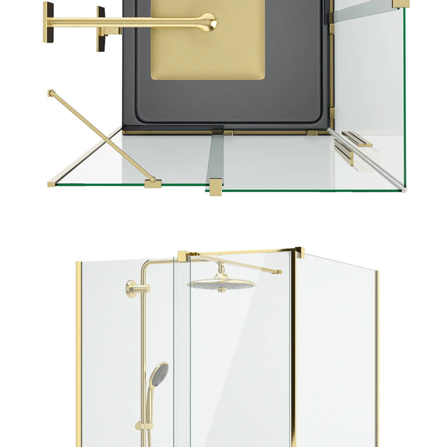 Shower enclosures Radaway | Furo gold set 115 — Descargar