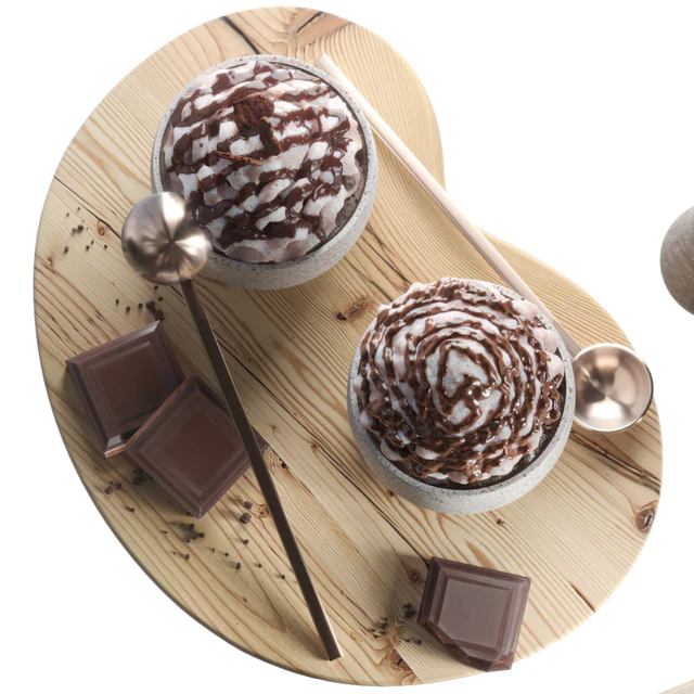 Decorative set 015 geometric shapes with coffee — Скачать