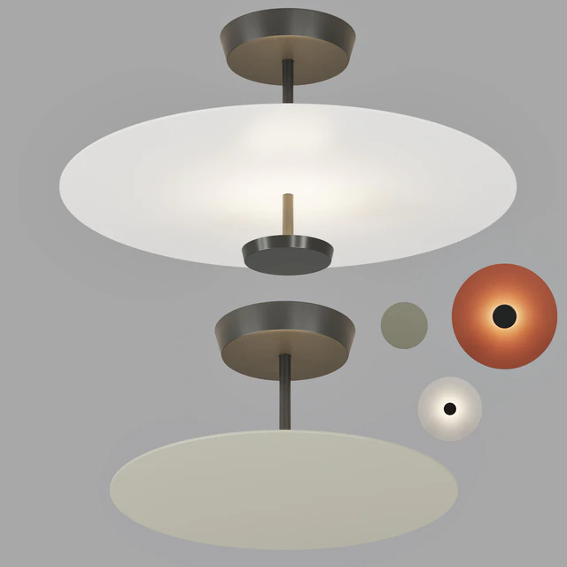 Flat Ceiling Lamp by vibia — Descargar