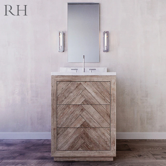 HERRINGBONE POWDER VANITY — Скачать
