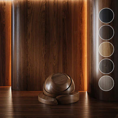 Wood Walnut set (seamless) | laminate | Parquet | 22 — descargar