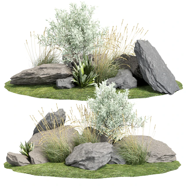 Stone + Bush Pack 28 — Descargar