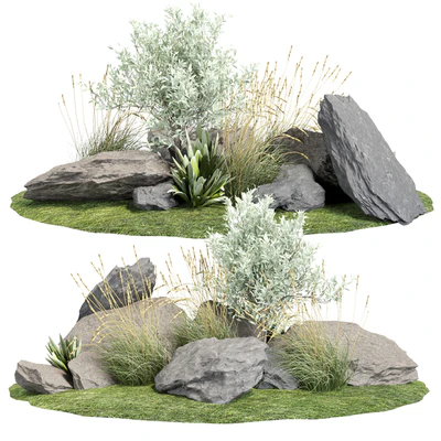 Stone + Bush Pack 28 — Ver 1
