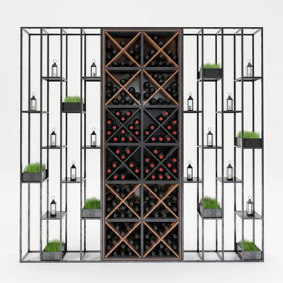 Shelving Wine Station — Ver 1