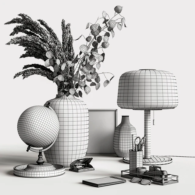 Decorative set in black colors — Скачать