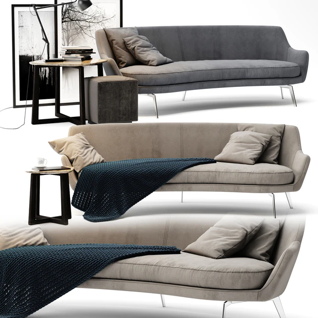 Flexform Guscio Sofa — Descargar