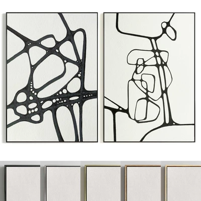 Plaster Two Photo Frame T-319 — Ver 1