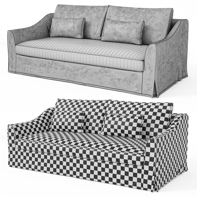 Sofa & chair Ikea FARLOV — Скачать