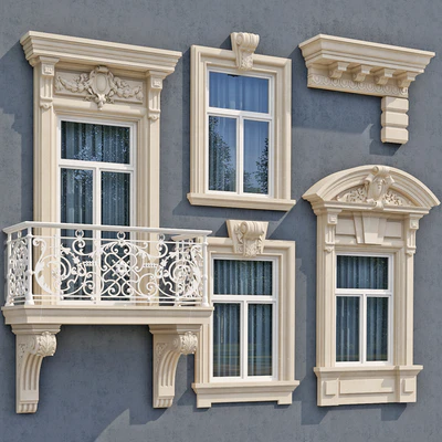 Windows in the style of modern classic 6 — Ver 4