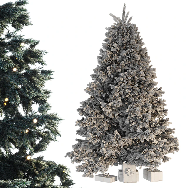 Christmas tree with gifts — Descargar