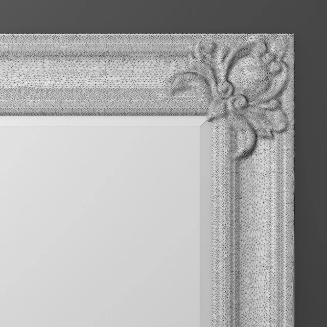 Mirror, baroque, gold, frame, wall decor, luxury, carving, frame — Descargar
