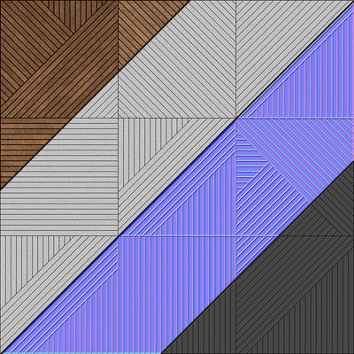 Wooden wall panel — Вид 2