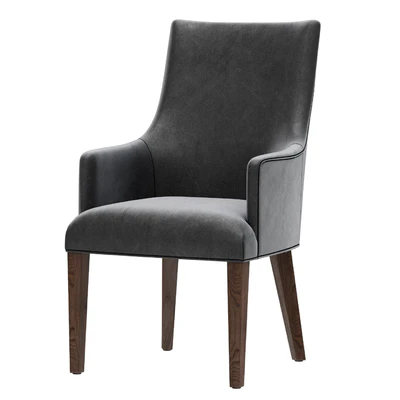 Restoration Hardware Ella Leather Armchair — Вид 5