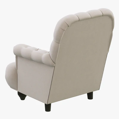 Restoration Hardware 1860 Napoleonic Tufted Upholstered Chair — Вид 2