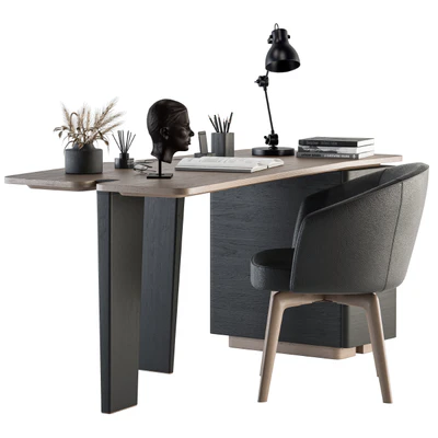 Minotti Jacob Writing Desk - Office Set 156 — Вид 1