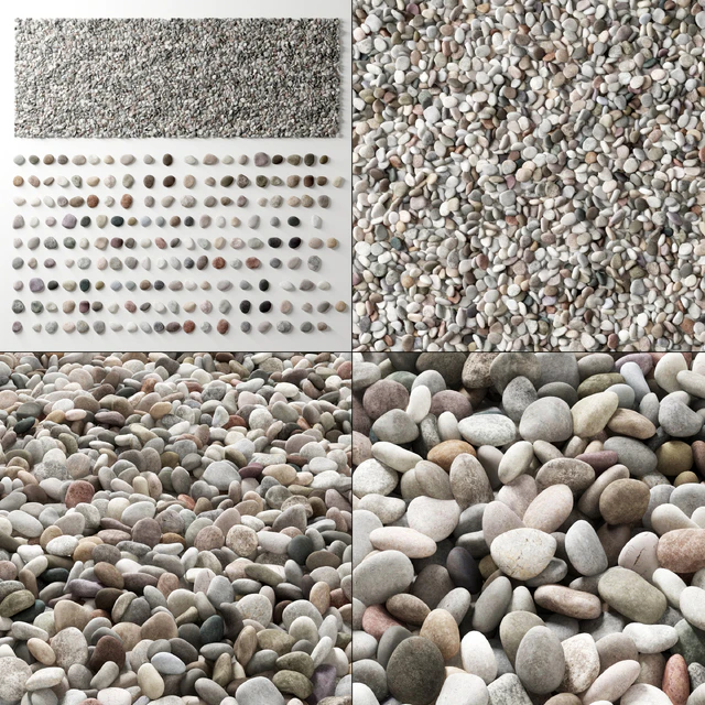 Pebble river low n6 / Галька речная малая №6 — Скачать