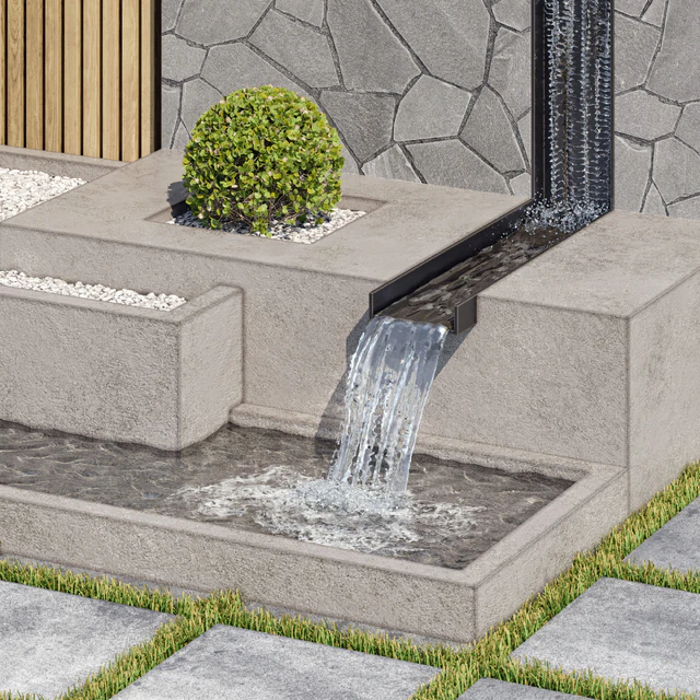 Landscape Furniture with Fountain - Architect Element 07 — Descargar