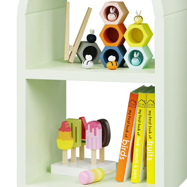 Wall shelf Mallory Kids with decor by Crate and Barrel / Crate and Kids — Download