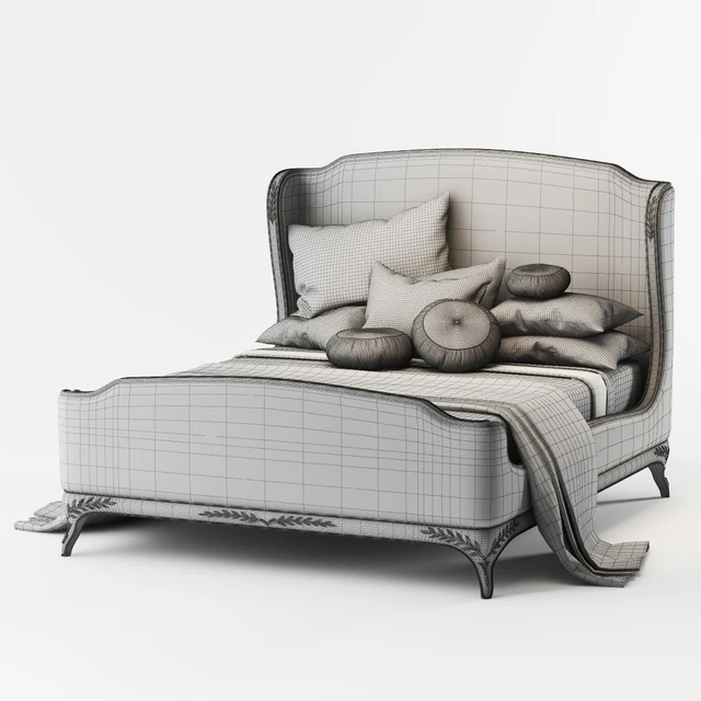 Кровать US Cali King Jonathan Charles Fine Furniture Versailles 494762-W1-F9 — Скачать