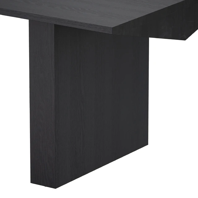 Van Charcoal Wood Dining Table (Crate and Barrel) — Descargar