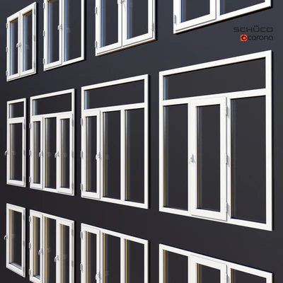 Aluminum windows Schuco — Ver 1
