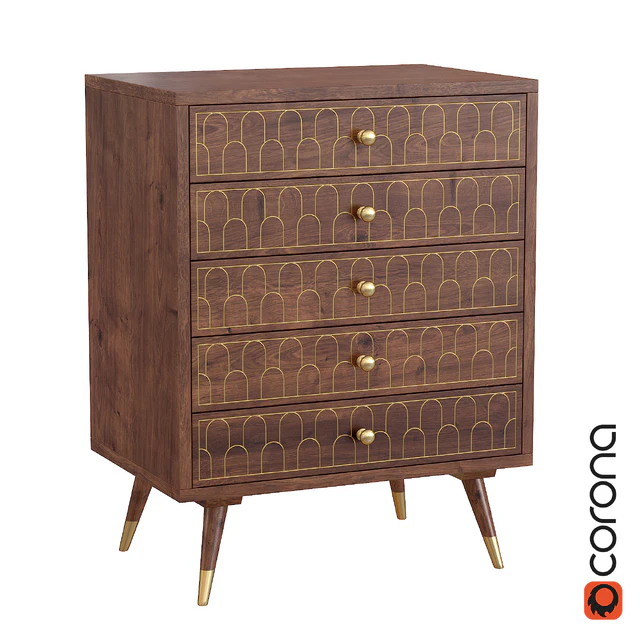 Dresser Muskat Five Drawers Kare Design — Descargar