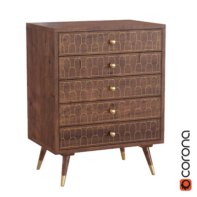 Dresser Muskat Five Drawers Kare Design — Ver 1