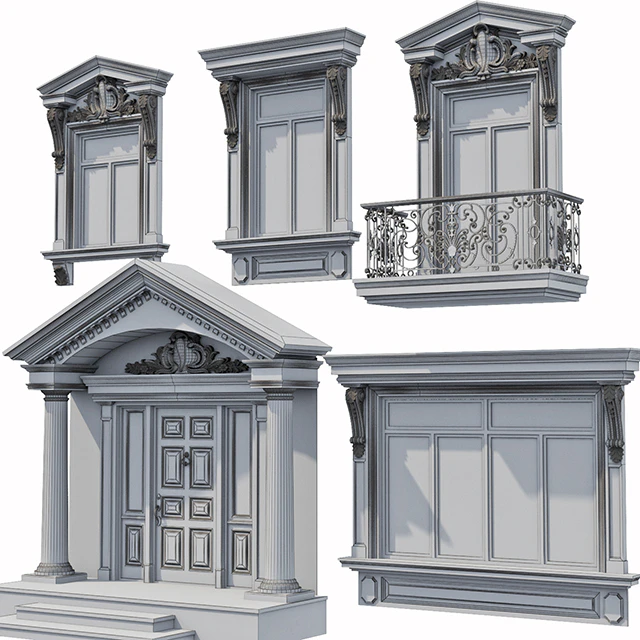Windows and doors in the style of modern classics 5 — Descargar
