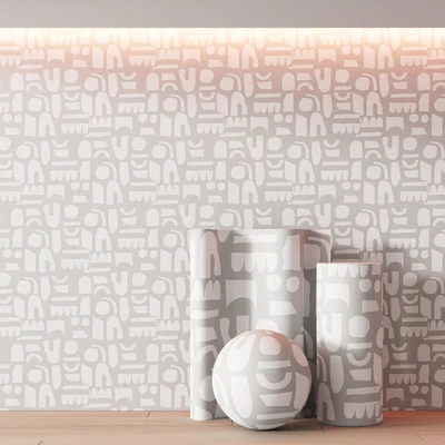 483 Paper Colliding Wallpaper by urbanroad 6 color options — Ver 6