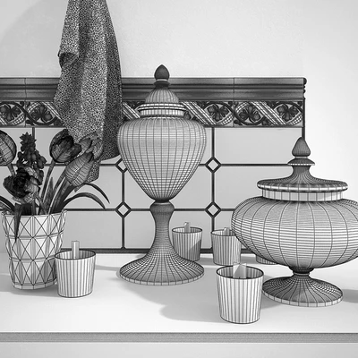 Bathroom decor set — Ver 2