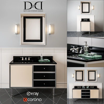 Devon &amp; Devon - Jazz collection (3 Vanity Unit) — Ver 1