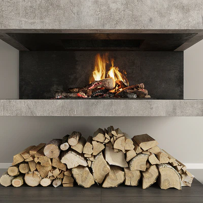 Fireplace modern 33 — Ver 3