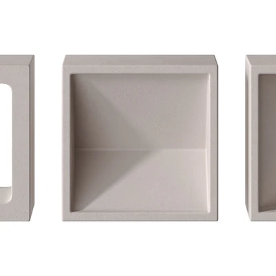 Modular decorative partition Modular Wall 01 — Ver 3