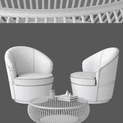 Floradora Swivel chair — Ver 3