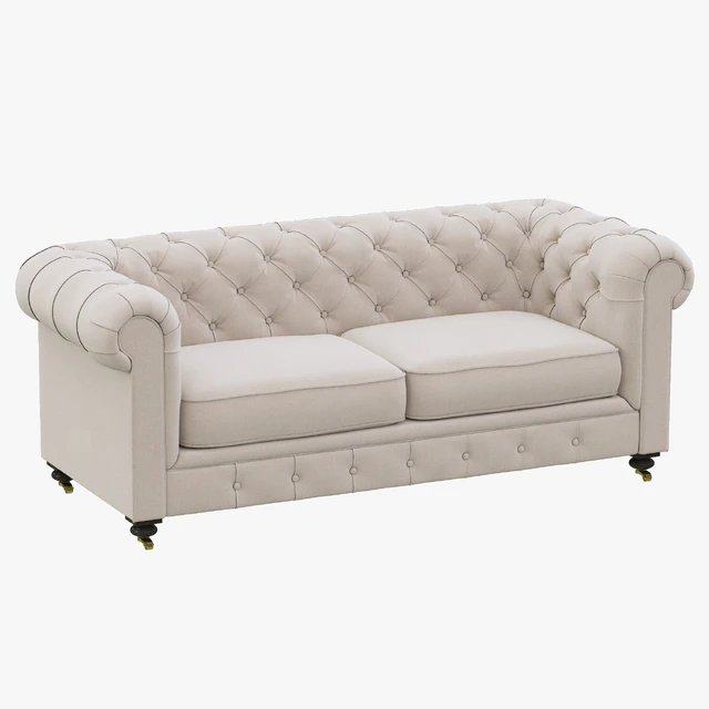Restoration Hardware Petite Kensington Upholstered Sofa — Скачать