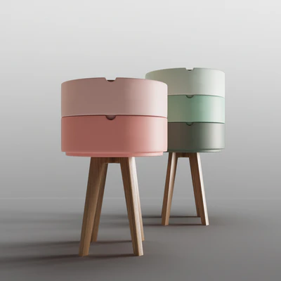 Cairn Bedside Table — Ver 3