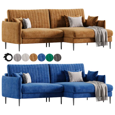 Svaut velvet Sofa — Вид 5