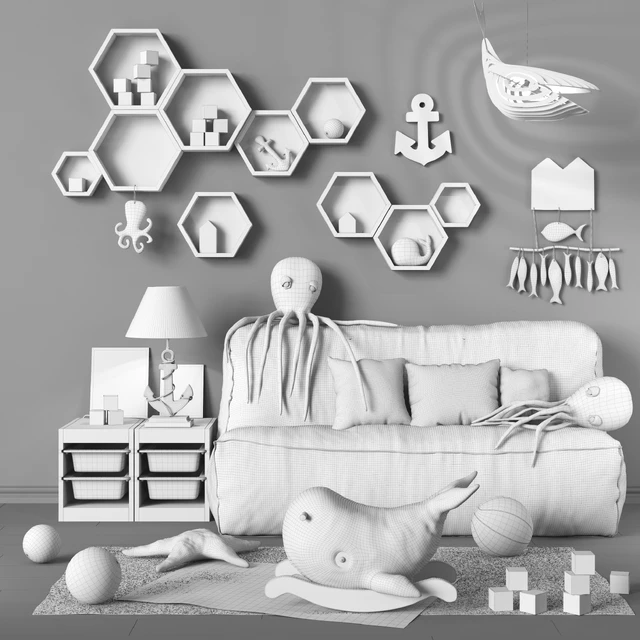 Toys and furniture set 31 — Descargar