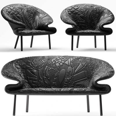 Диван и кресло Doodle Moroso — Вид 1