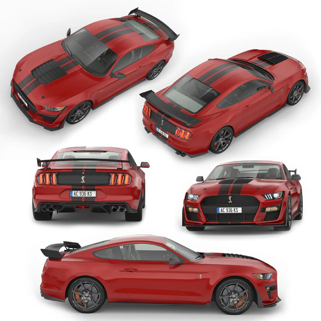 Ford Mustang Shelby GT500 2020 with HQ Interior — Descargar