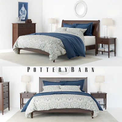 Pottery Barn Crosby Bedroom set — Ver 1