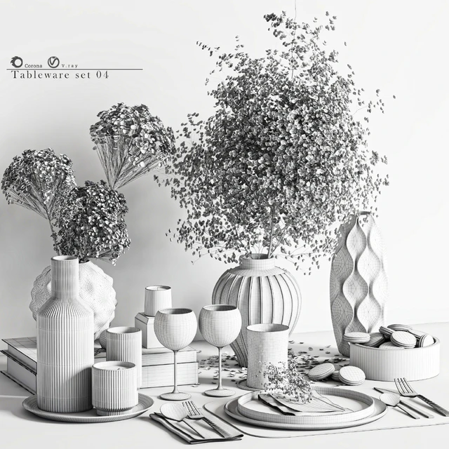 tableware set 04 — Descargar
